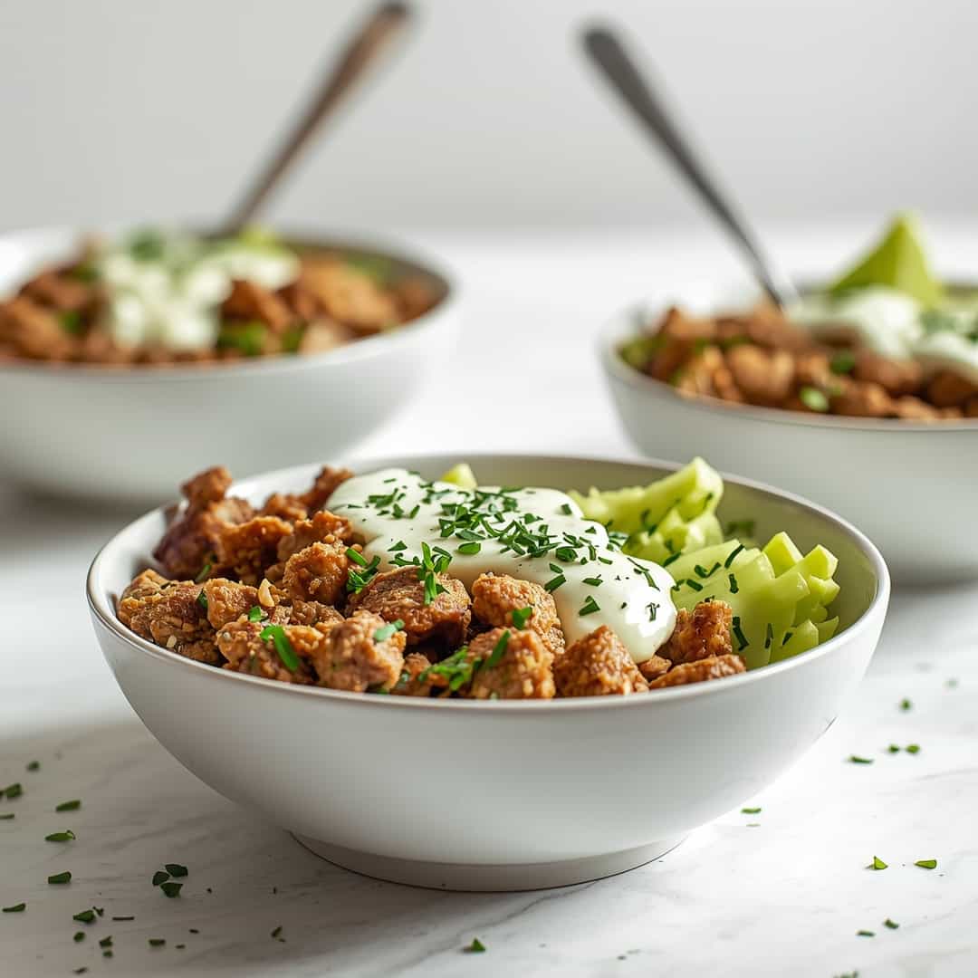 Keto Chicken Beef Ranch Bowls Low Carb