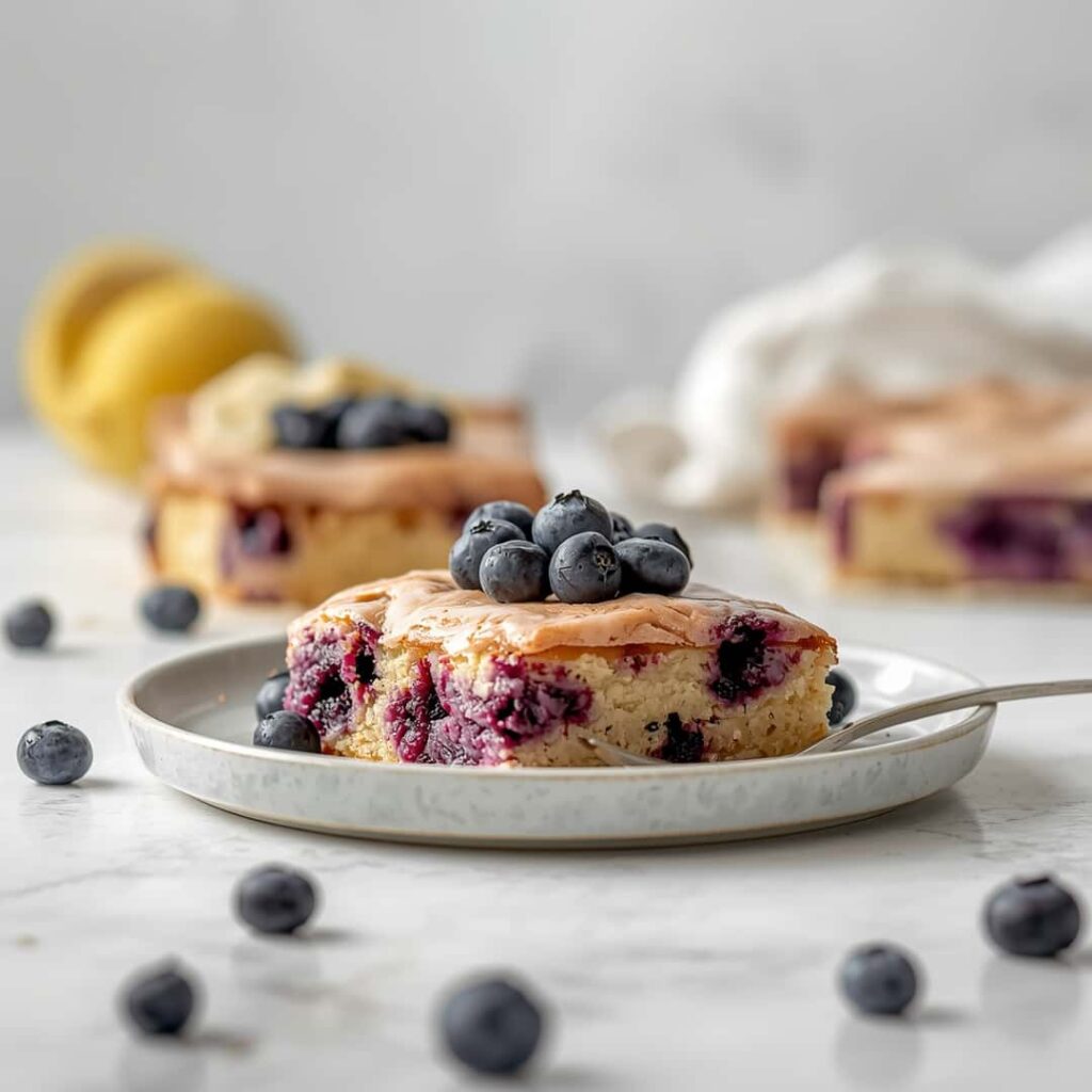 Lemon Blueberry Sheet Cake