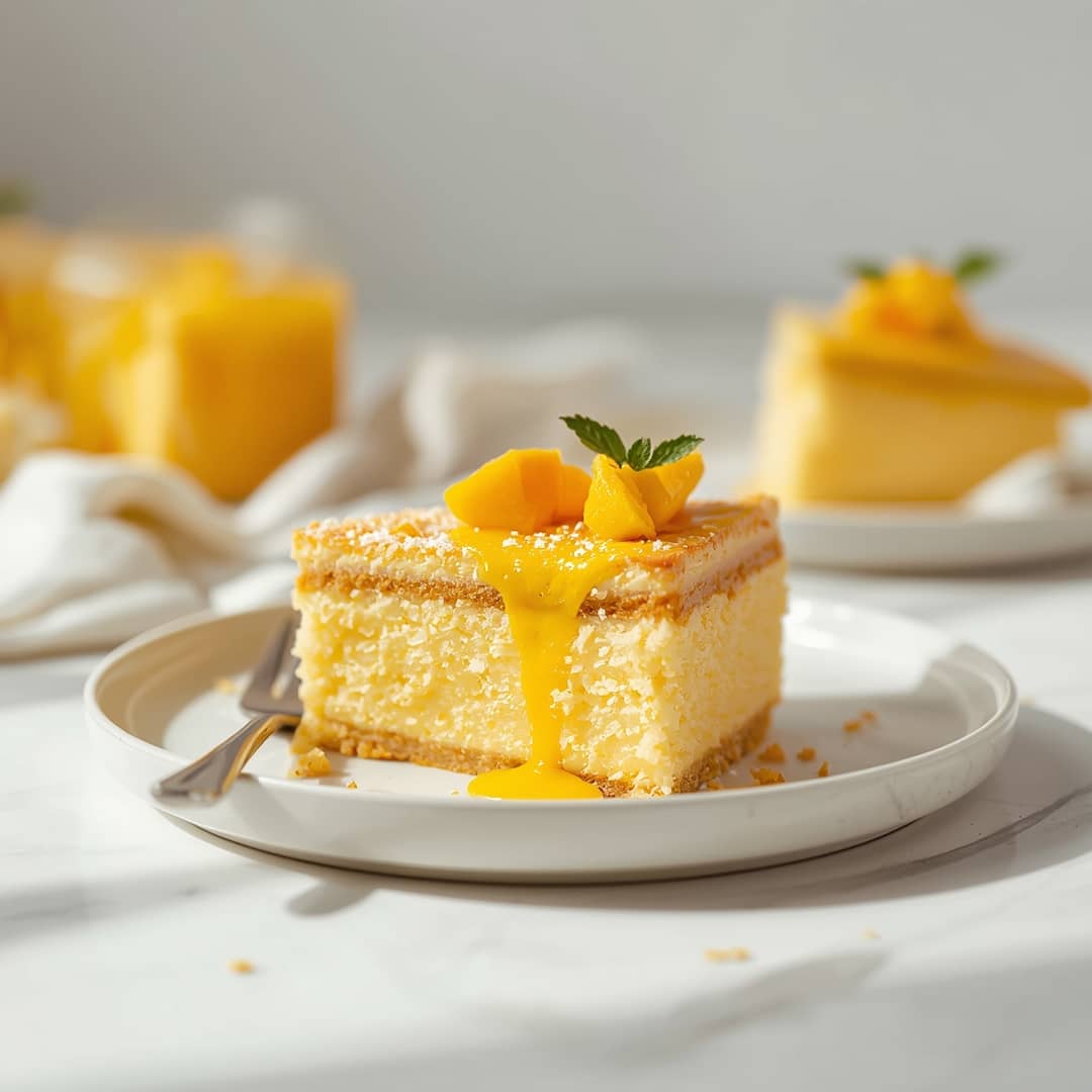 Mango Lassi Tres Leches Cake