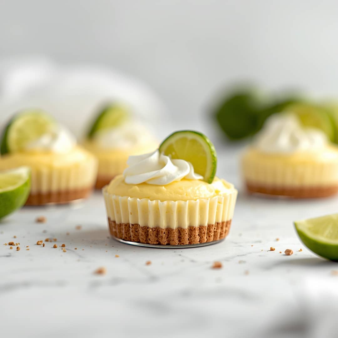 Mini No Bake Key Lime Pies