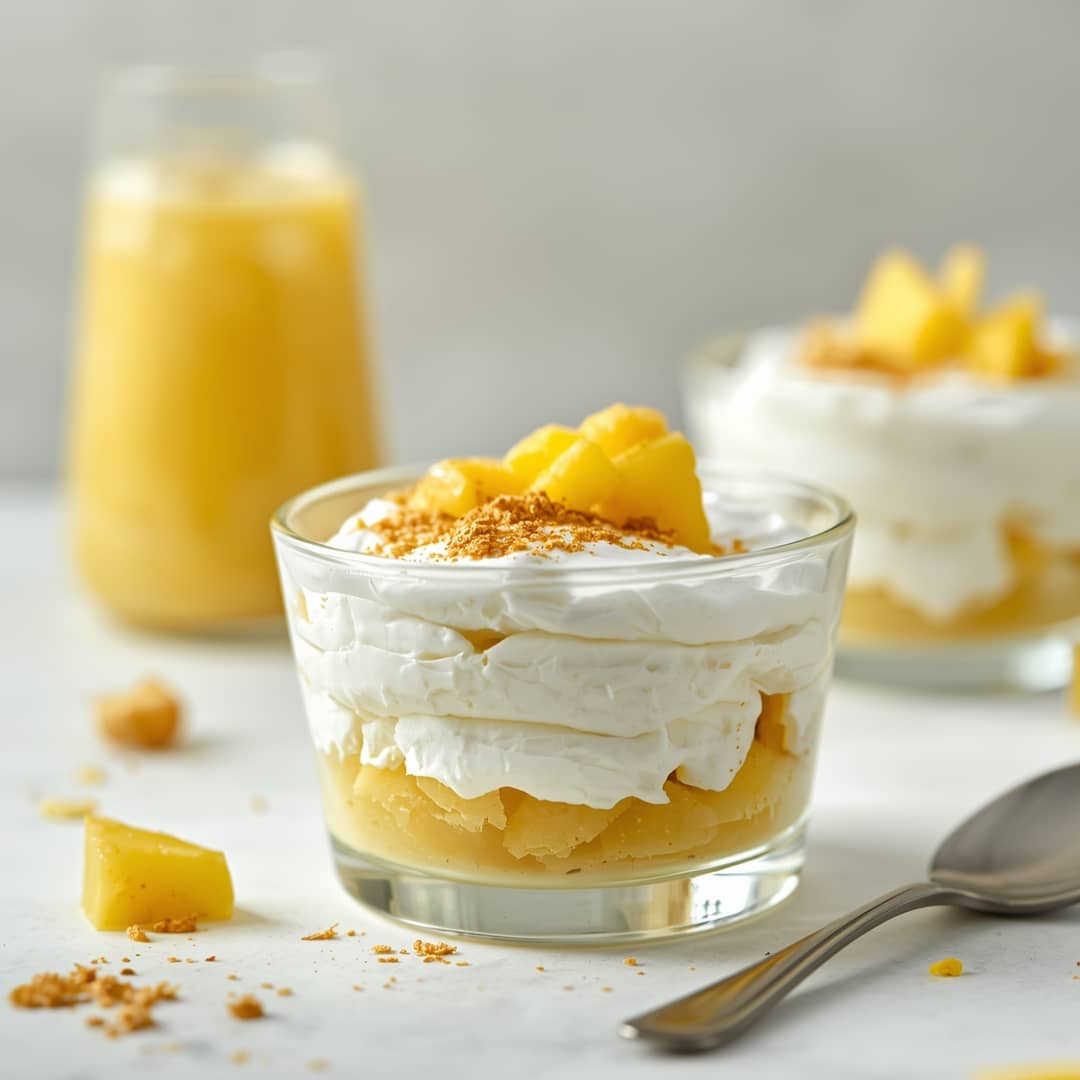 No Bake Pineapple Cream Dessert 2 No Bake Pineapple Cream Dessert