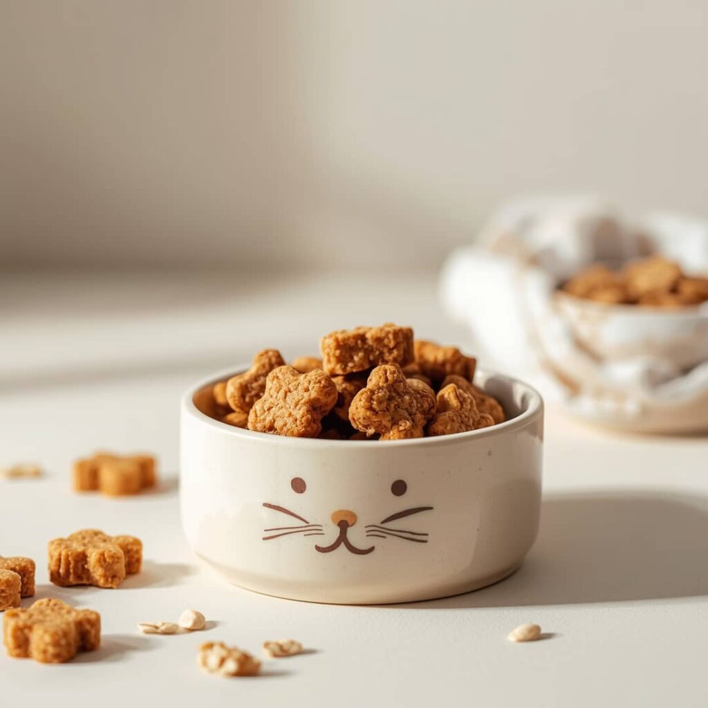 No-Bake Tuna & Oat Cat Treats