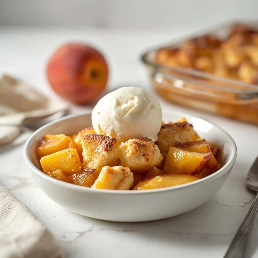 Old-Fashioned Peach Cobbler