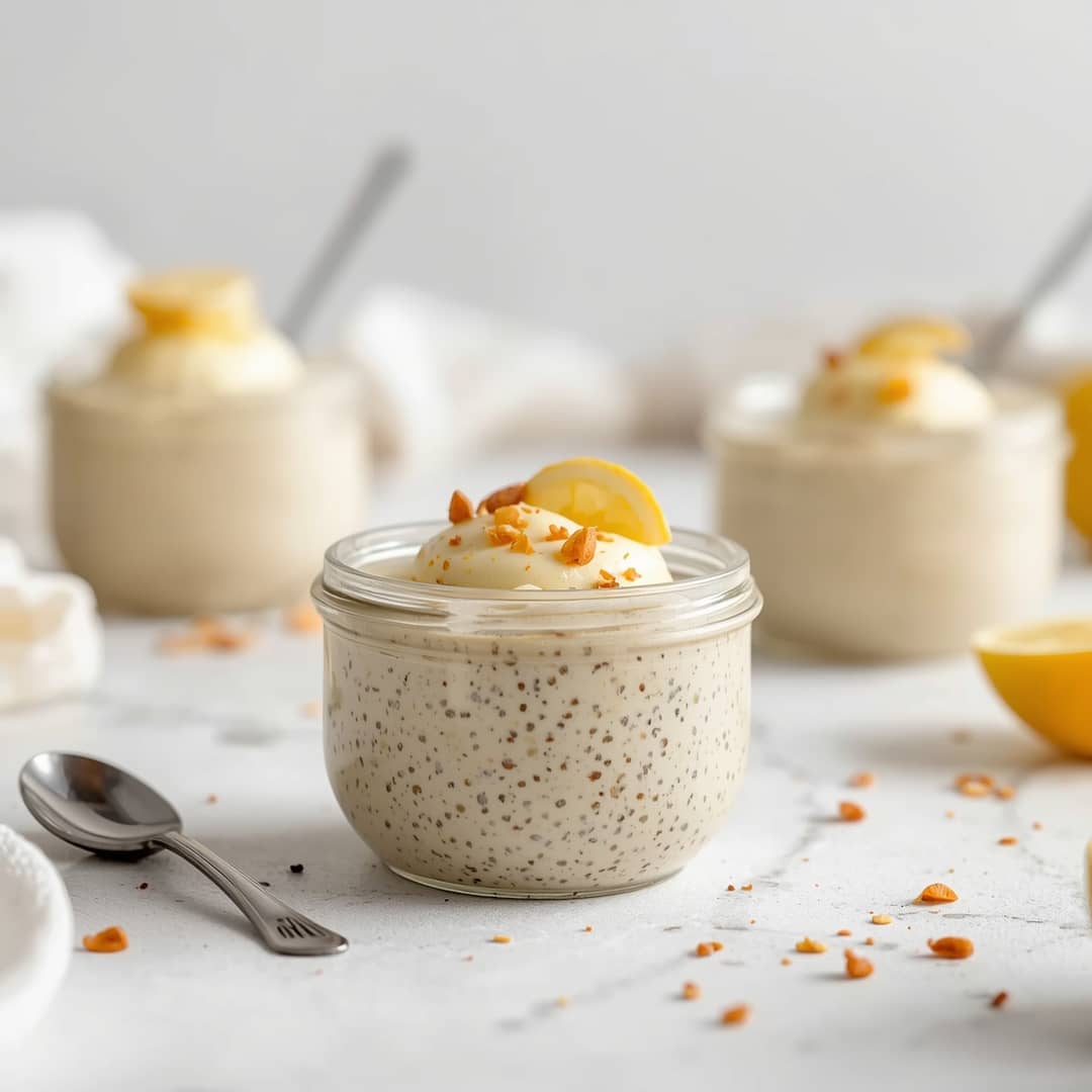 Overnight Lemon Cream Chia Pudding Quick