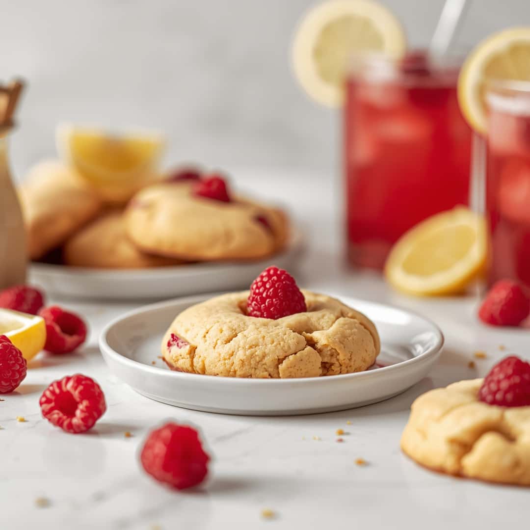 Refreshing Raspberry Lemonade Cookies