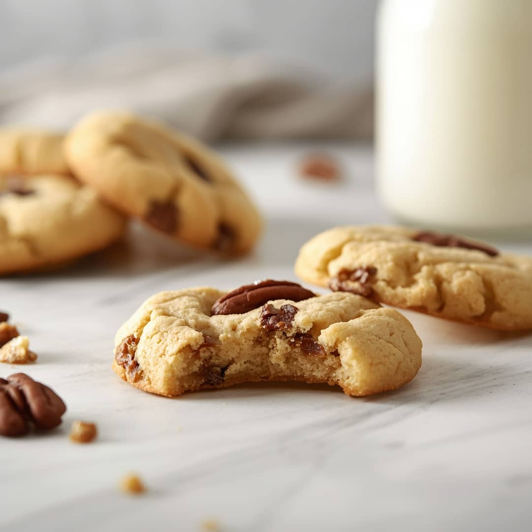 Soft and Chewy Butter Pecan Cookies