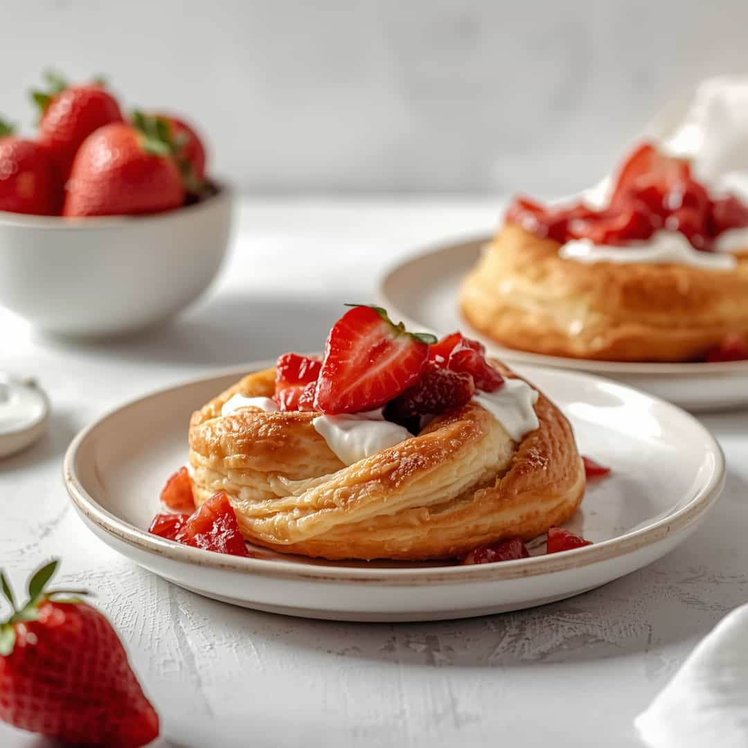 Strawberry Danish with Cream Cheese