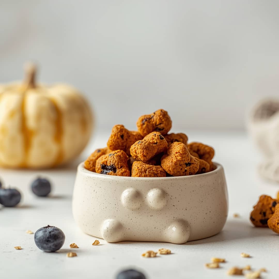 Blueberry Pumpkin Oatmeal Chews for Dogs 2 Blueberry Pumpkin Oatmeal Chews for Dogs