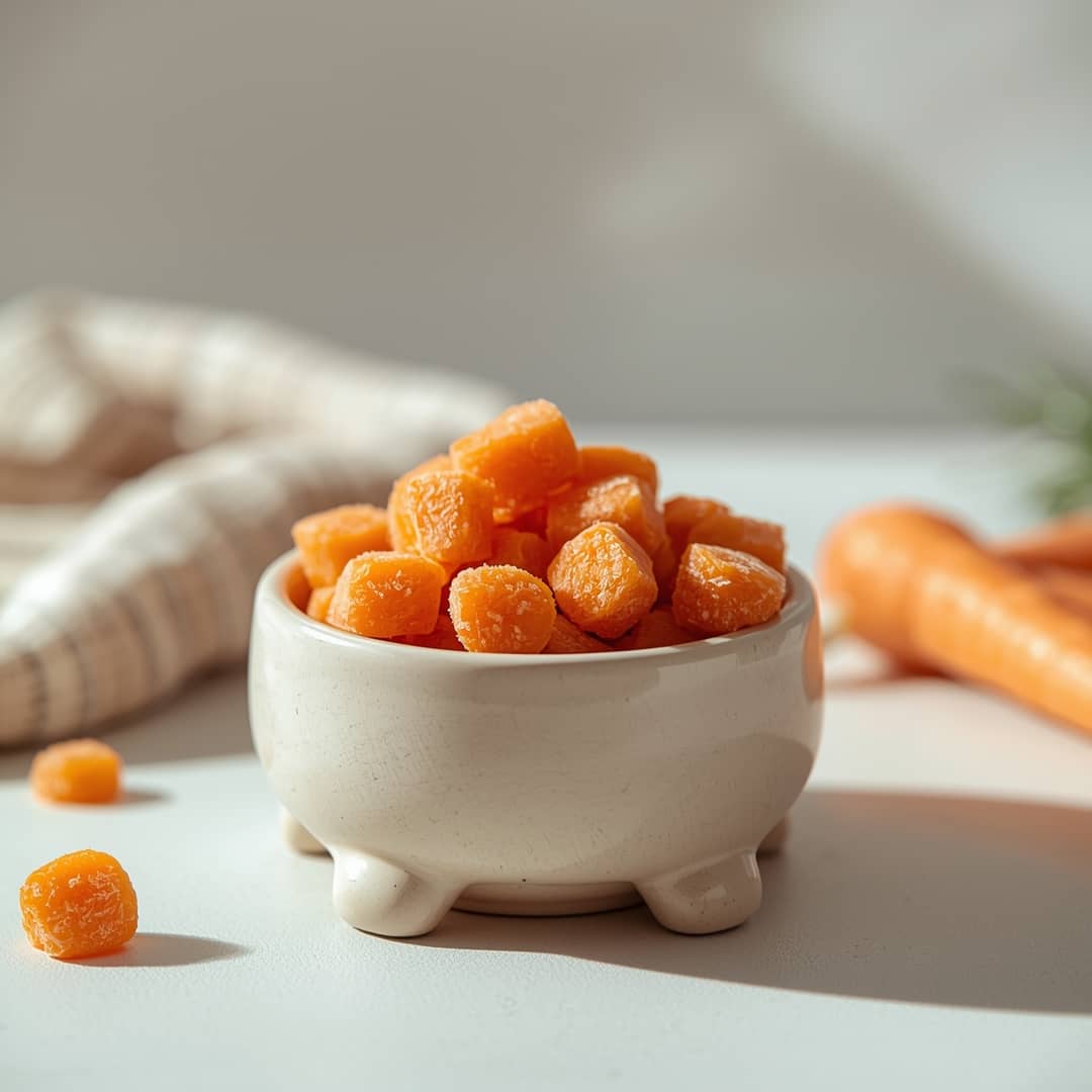 Bone Broth Frozen Carrots for Dogs