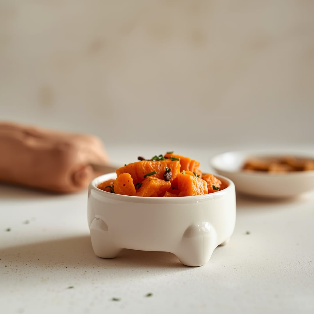 DIY Dog Food Salmon Sweet Potato