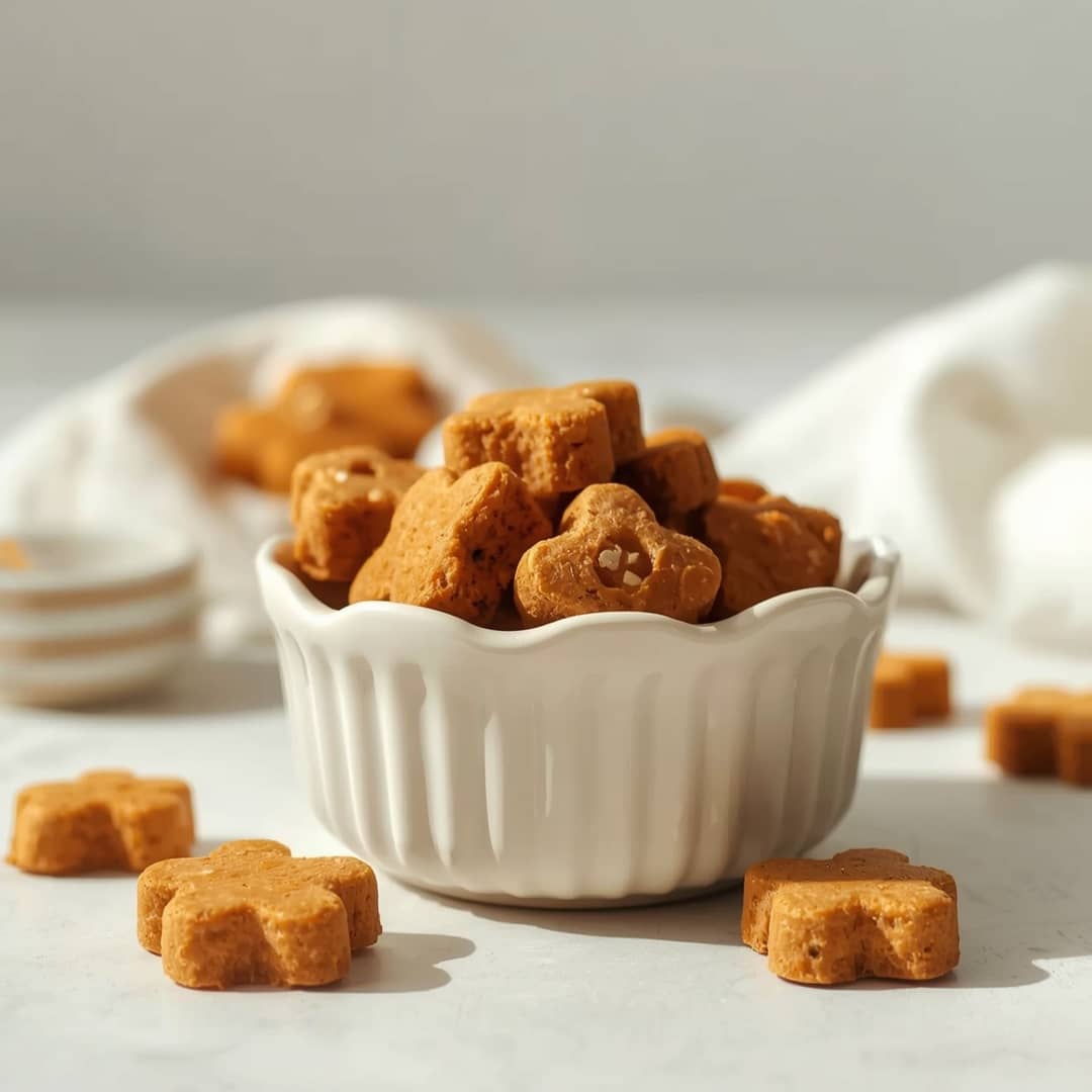 Easy 2-Ingredient Pumpkin Dog Treats 2 Easy 2-Ingredient Pumpkin Dog Treats