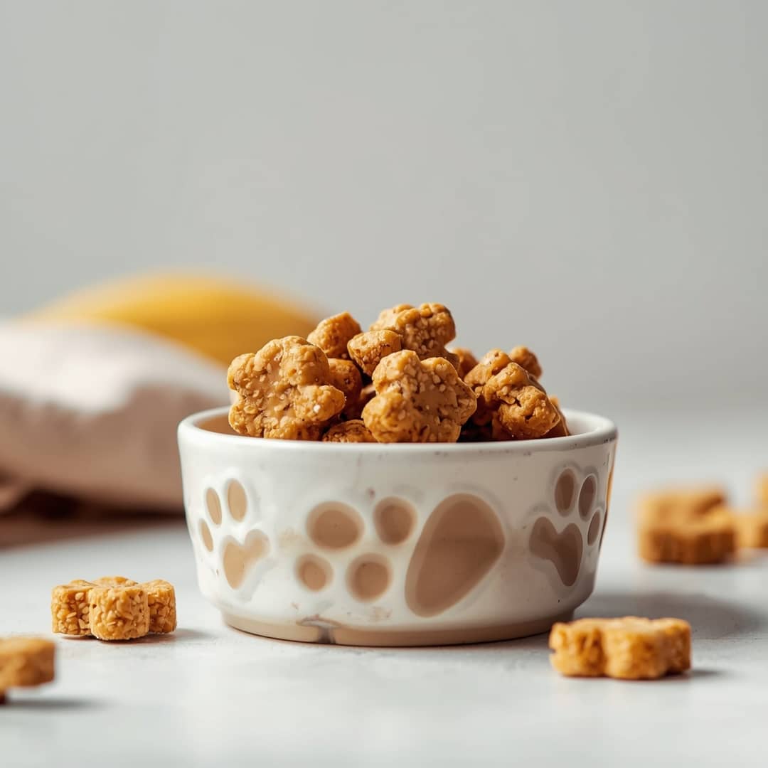 Easy 3-Ingredient Peanut Butter Banana Dog Treats