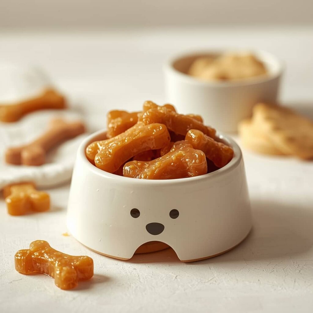 Easy Bone Broth Jelly Snack for Dogs