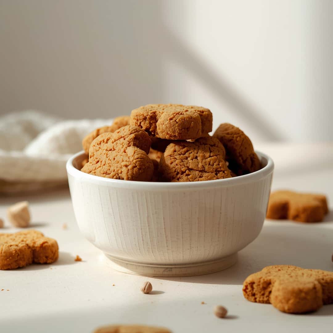 Easy DIY Pumpkin Peanut Butter Dog Biscuits