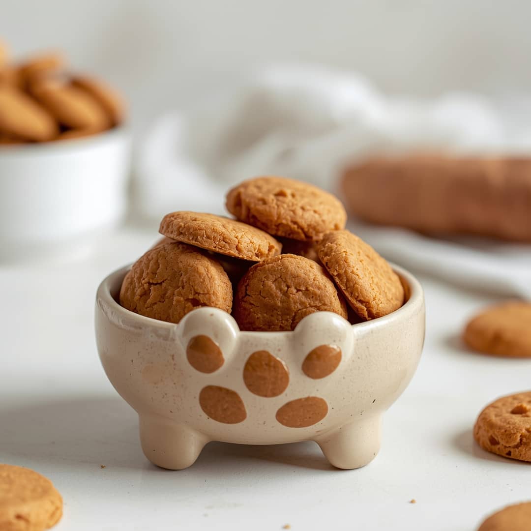 Easy Ingredient Sweet Potato Dog Cookies