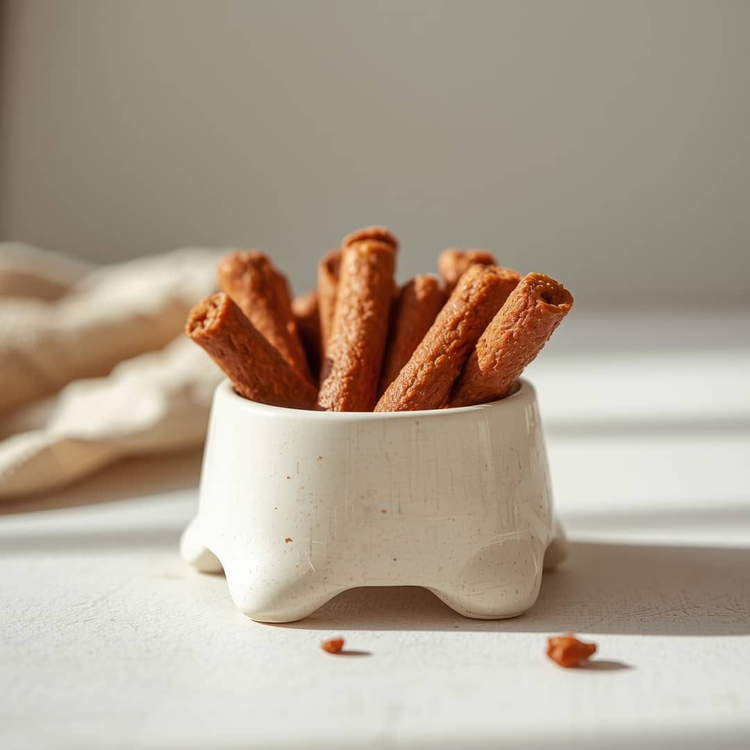 Homemade Beef Vegetable Chew Sticks for Dogs
