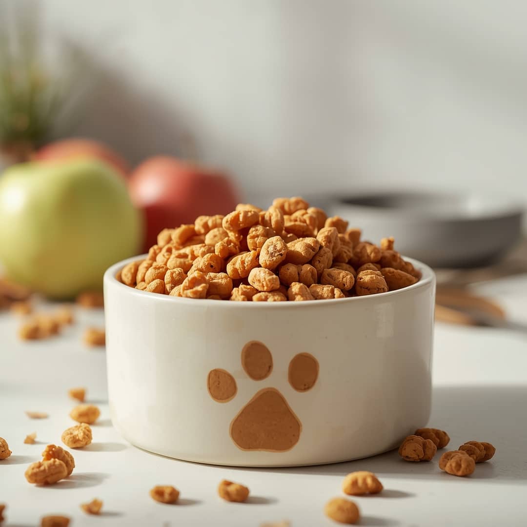 Homemade Chicken Apple Crunch Kibble for Dogs