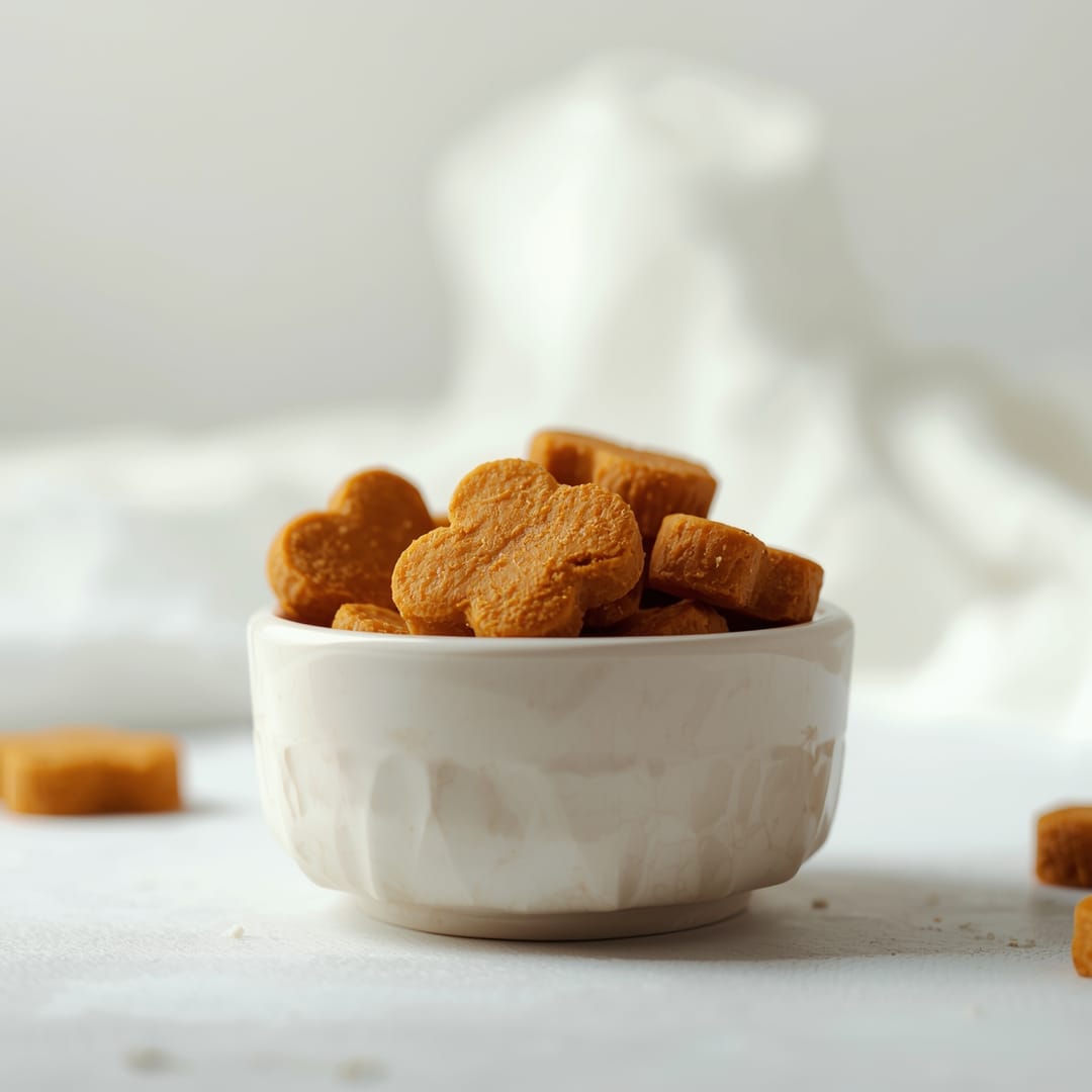 Homemade Peanut Butter Pumpkin Dog Treats