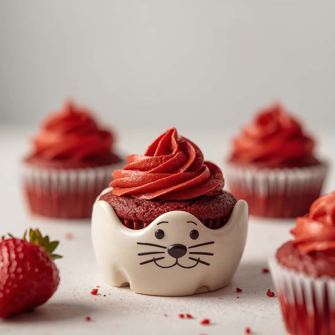 Moist Classic Red Velvet Cupcakes