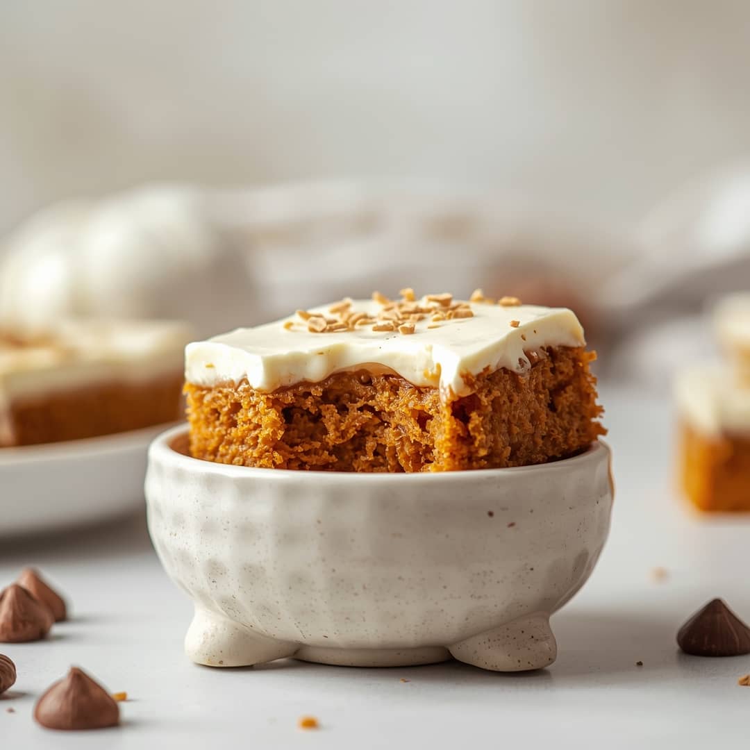 Pumpkin Bars Cream Cheese Frosting