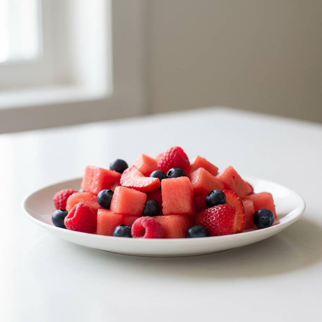 Berry Watermelon Fruit Salad