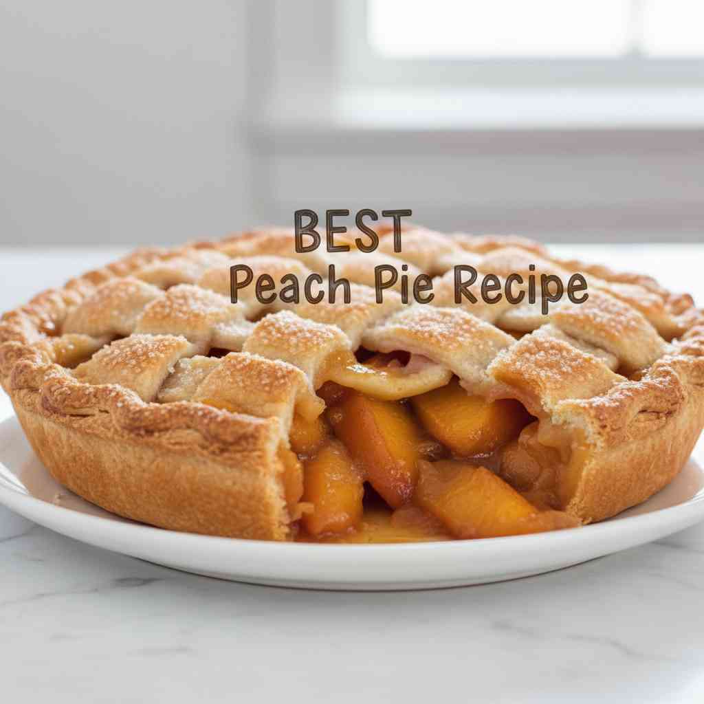 BEST Peach Pie Recipe 1 BEST Peach Pie Recipe