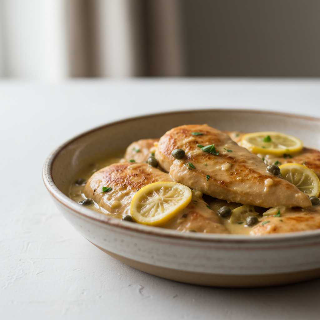 Crockpot Chicken Piccata