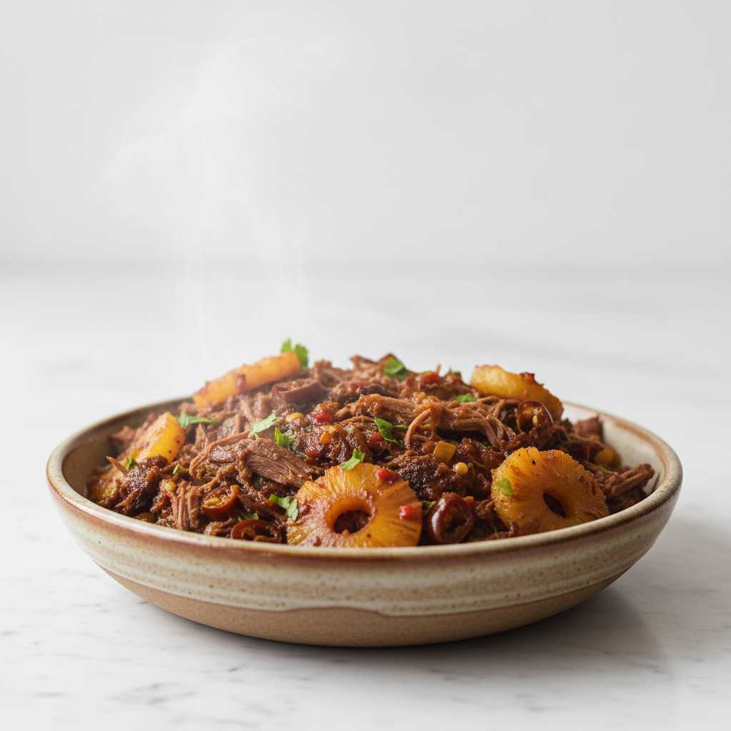 Crockpot Chipotle Pineapple Pot Roast