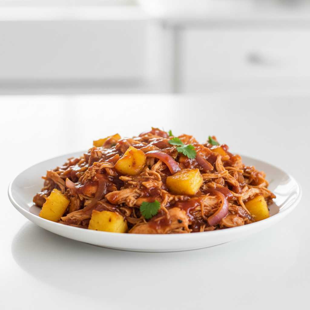 Crockpot Hawaiian BBQ Chicken