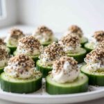 Delicious Everything Bagel Cucumber Bites Recipe