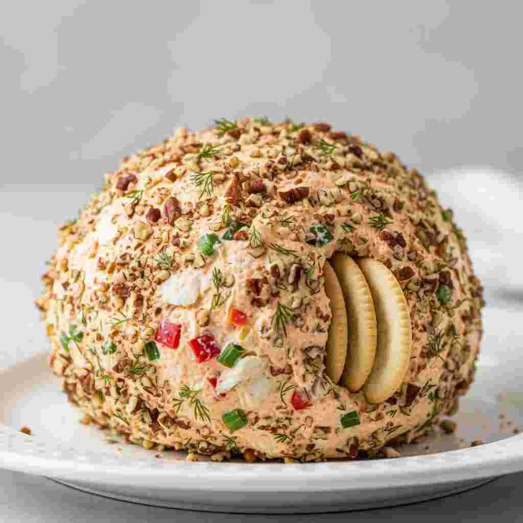 Easy Crab Dip Cheese Ball