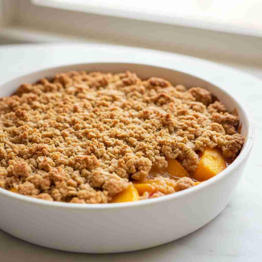 Easy Peach Crisp Recipe