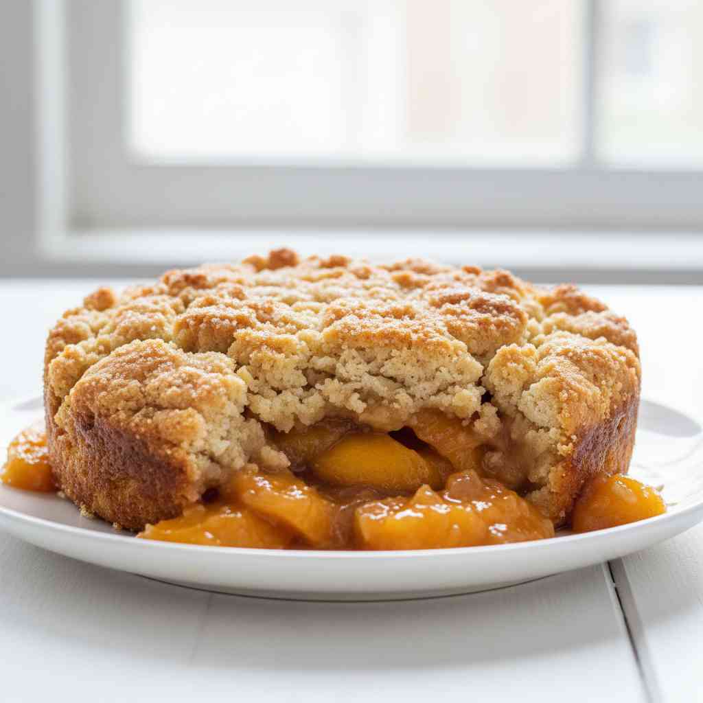 Irresistible Fresh Peach Cobbler