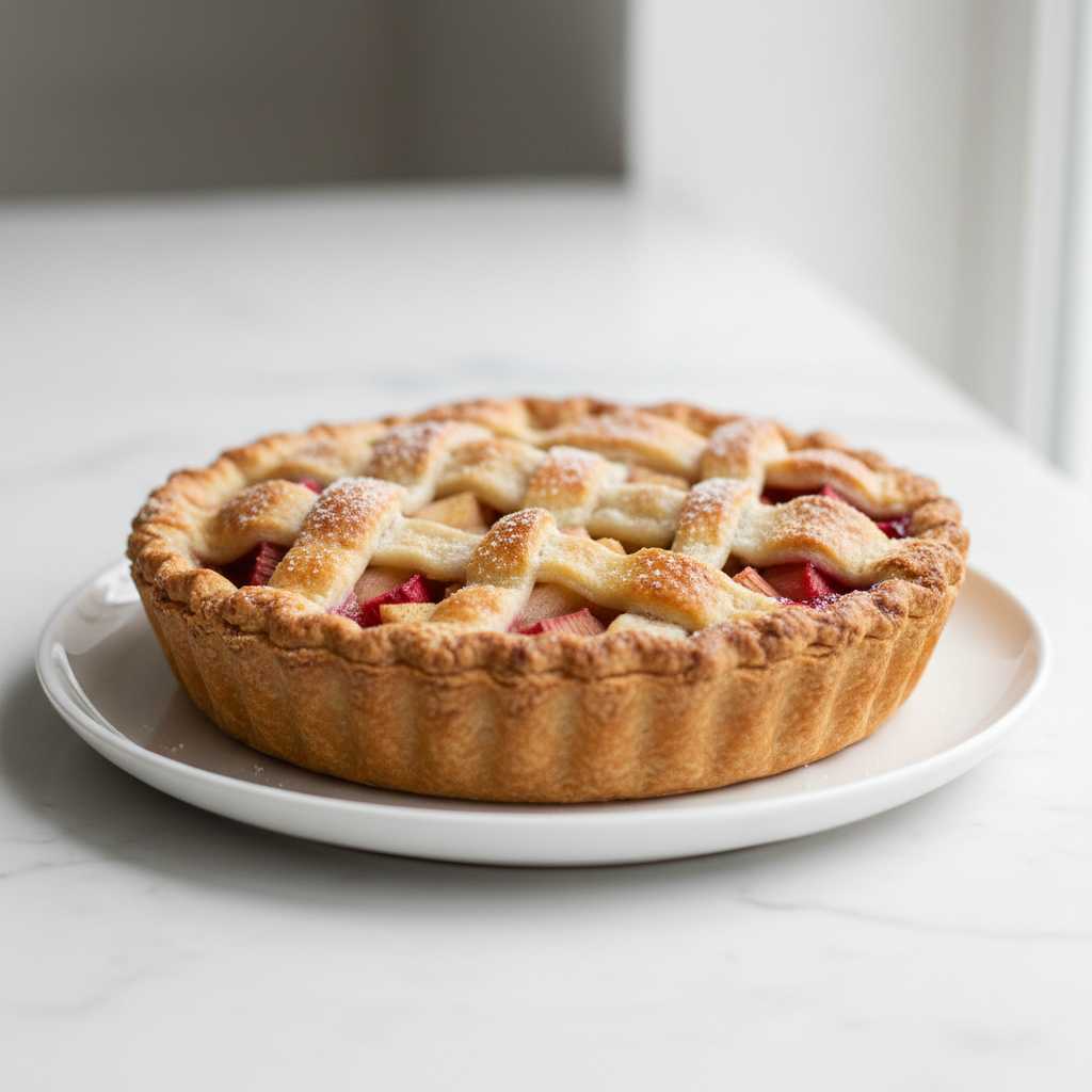 Rhubarb Apple Pie