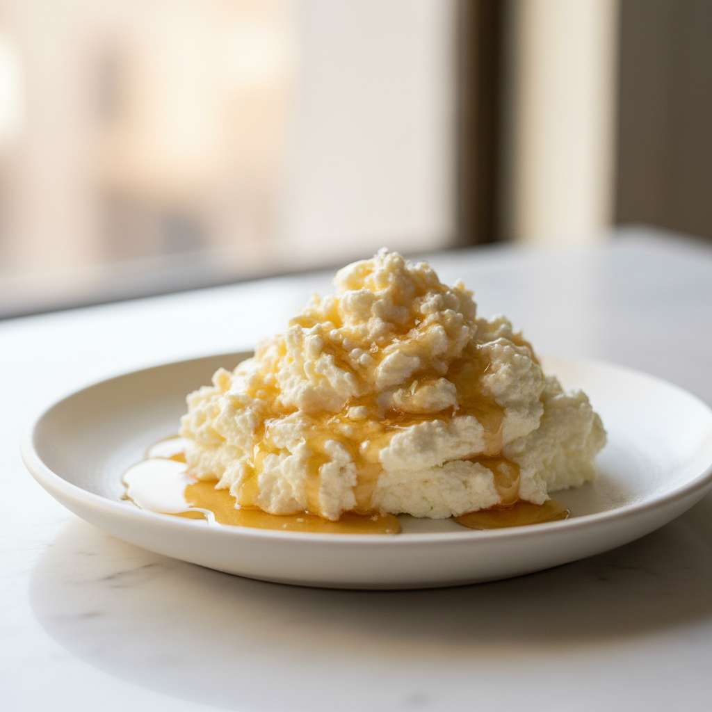 whipped feta with honey