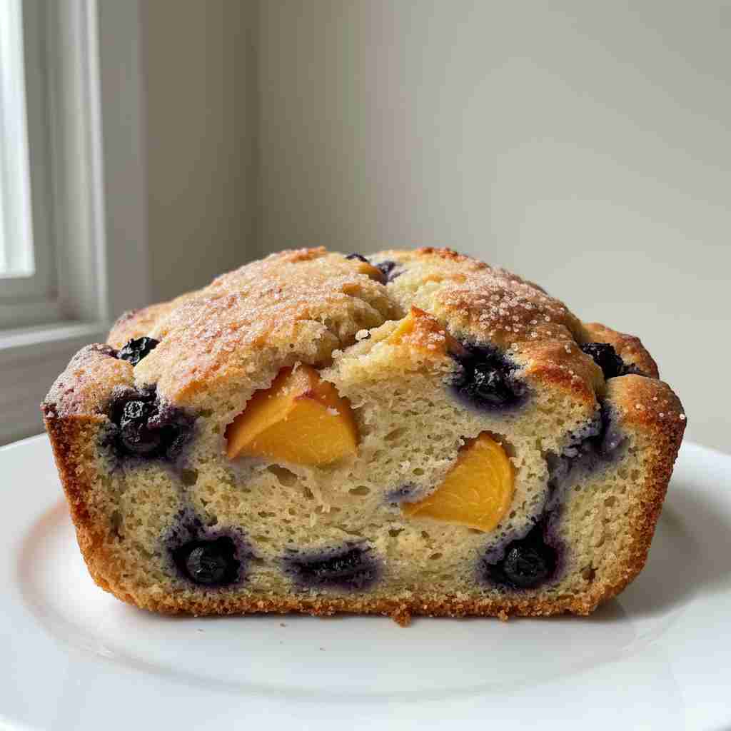 Blueberry Peach Bread 2 Blueberry Peach Bread