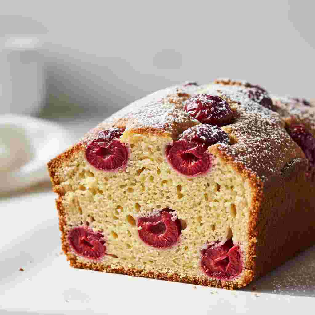 Cherry Loaf Cake Sweet Cherries 2 Cherry Loaf Cake Sweet Cherries