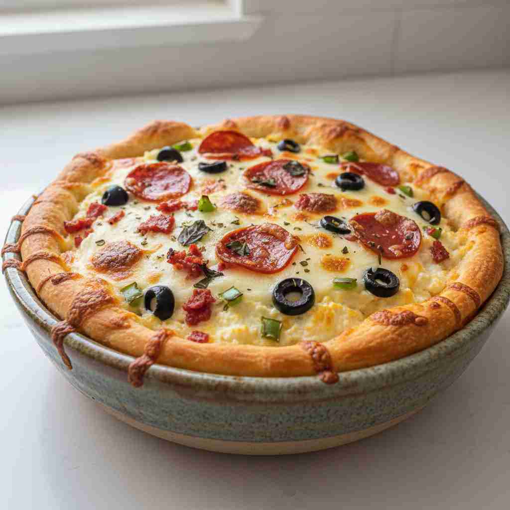 Cottage Cheese Pizza Bowl