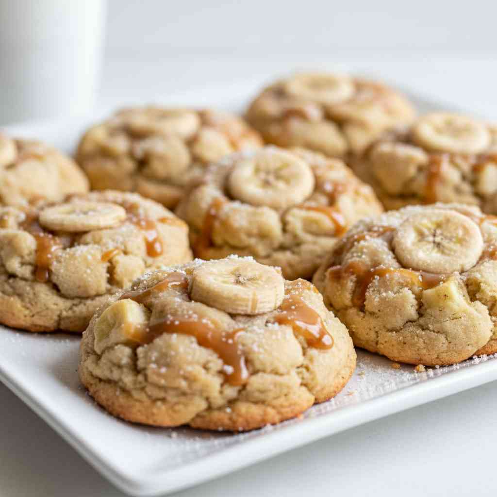 Easy Banana Pudding Cookies