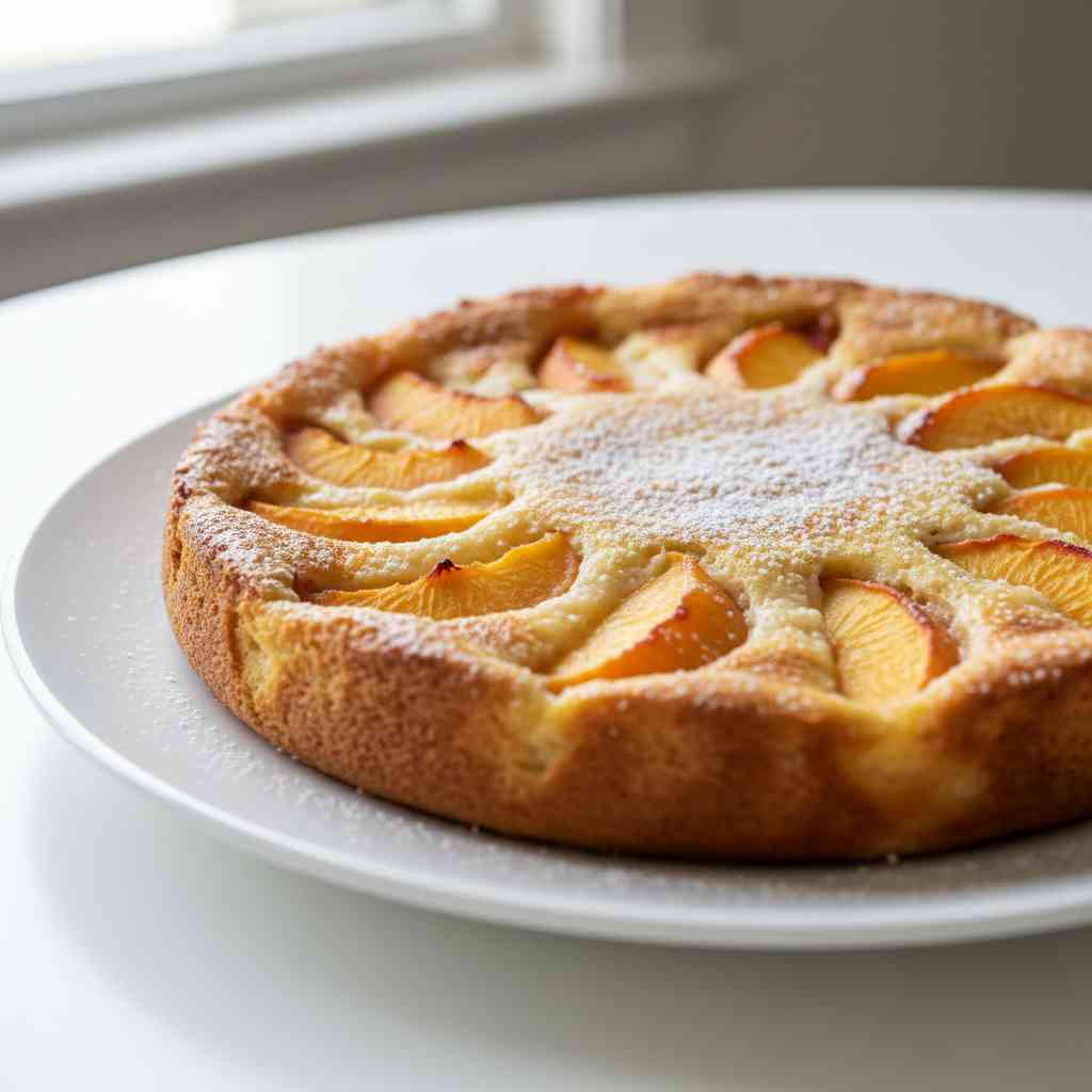 Easy Ina Garten Peach Clafoutis 2 Easy Ina Garten Peach Clafoutis