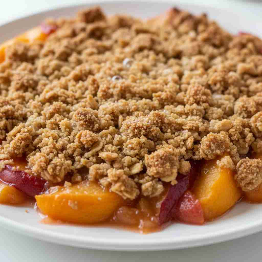 Easy Nectarine Brown Sugar Crisp Recipe 2 Easy Nectarine Brown Sugar Crisp Recipe