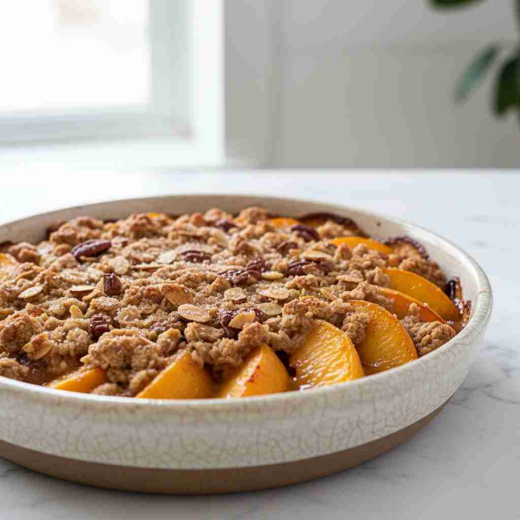 Homemade Cinnamon Nectarine Crisp 2 Homemade Cinnamon Nectarine Crisp
