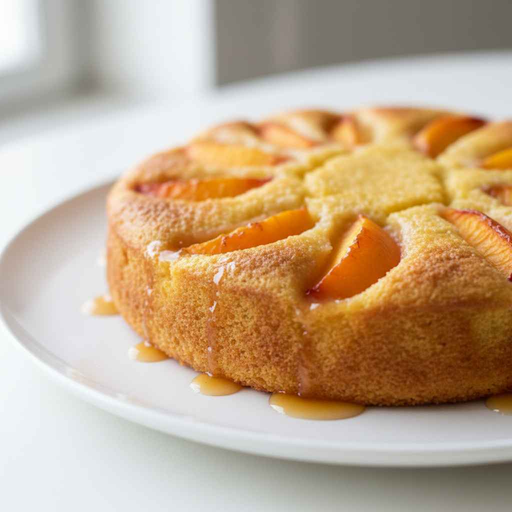 Nectarine Corn Cake 2 Nectarine Corn Cake