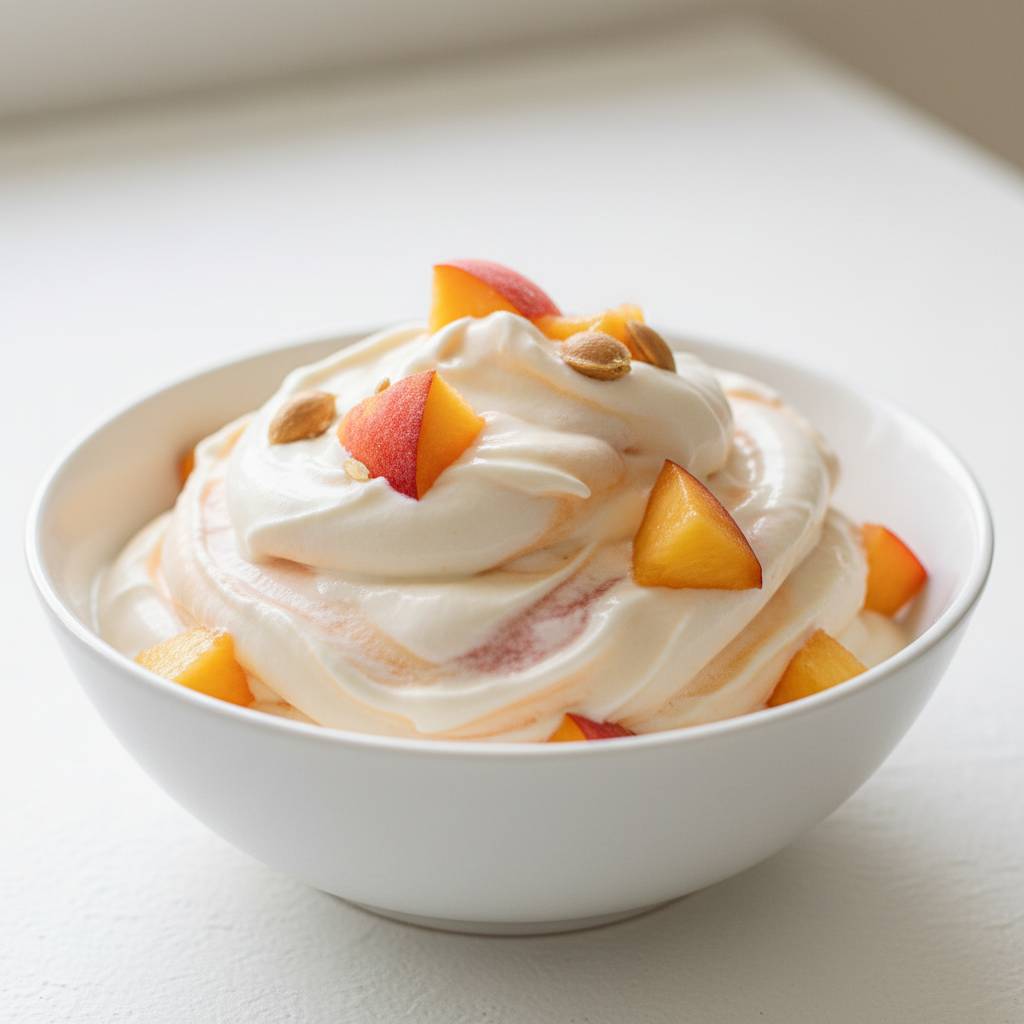 Nectarine Frozen Yogurt 2 Nectarine Frozen Yogurt
