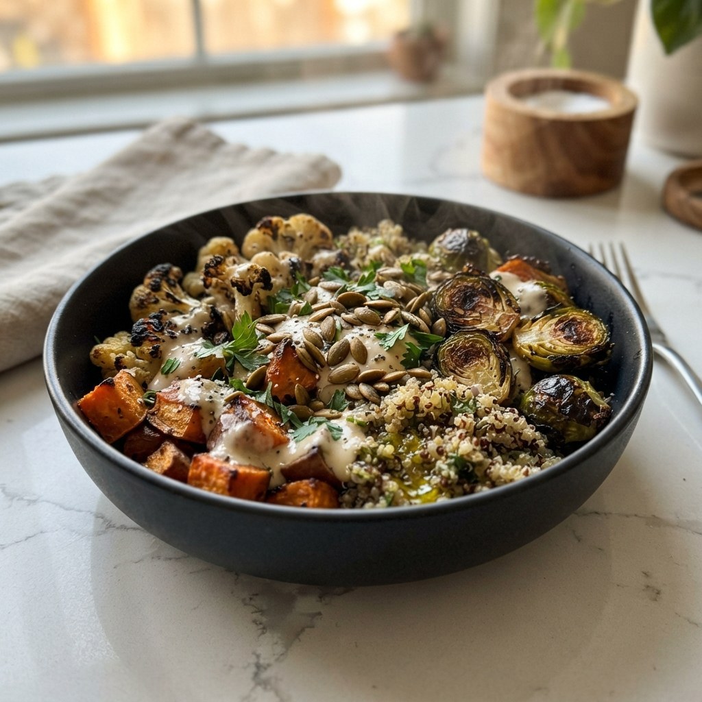 Ultimate Roasted Veggie High Fiber Bowl 2 Ultimate Roasted Veggie High Fiber Bowl