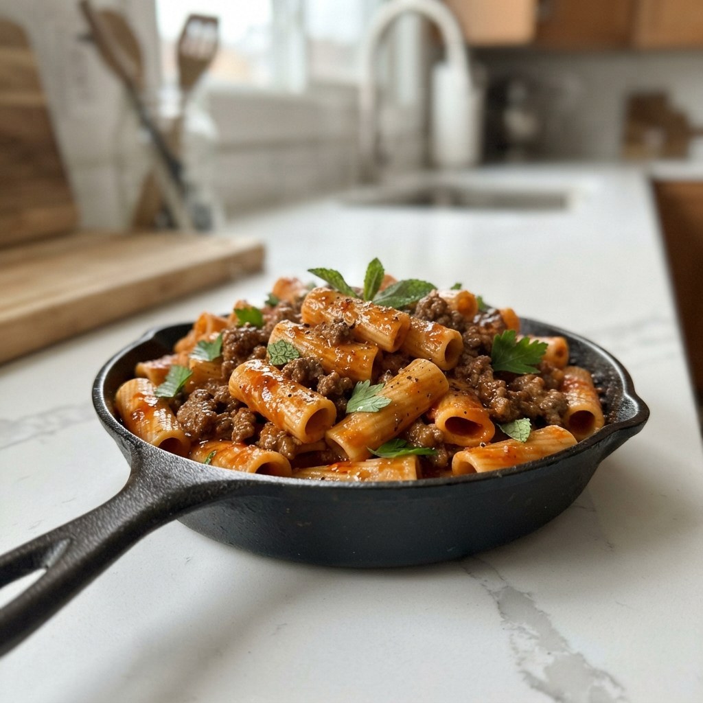Viral 30-Minute Spiced Beef Turkish Pasta 1 Viral 30-Minute Spiced Beef Turkish Pasta