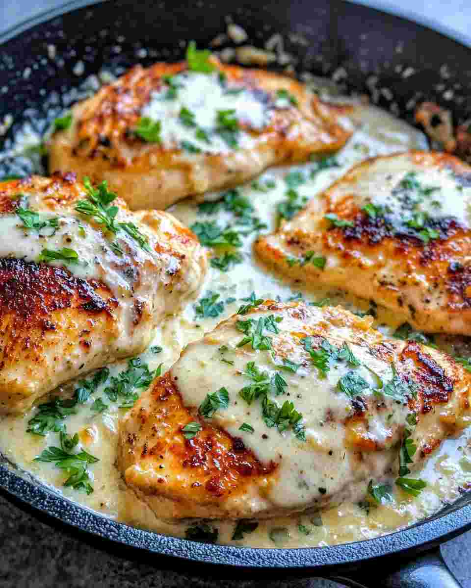 Creamy French Onion Chicken Skillet