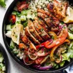 Easy Sheet Pan Chicken Shawarma Bowls